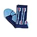 ChalkTalkSPORTS Crew Performance Crew Socks - Rowing Crew Oars Design - Navy/Light Blue/Red - Rowing Mid-Calf Socks