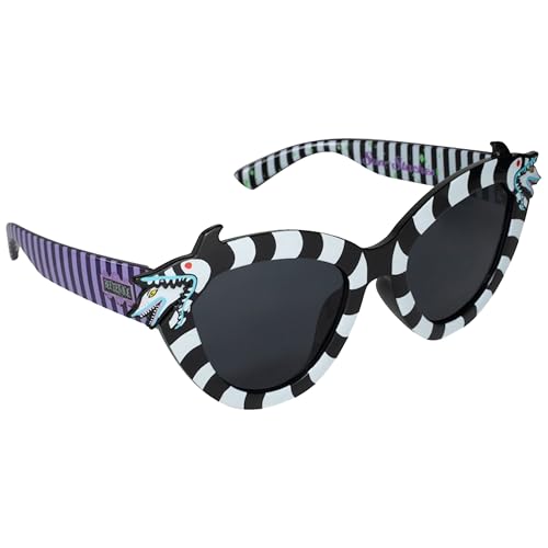 Sun-Staches Beetlejuice Official Sandworm Sunglasses | Beetlejuice Movie Shades | UV 400 | One Size Fits Most