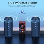 Portable Bluetooth 5.4 Speaker 20W Wireless Speaker, 20H, IP7, Built-in Mic