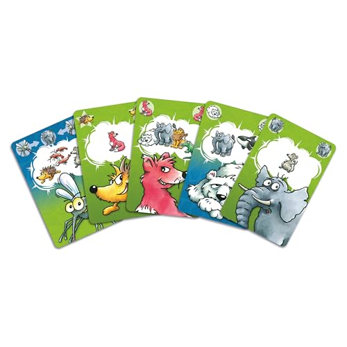 HeidelBär Games Zoff im Zoo - Jeu de Cartes basé sur l'équipe - Jeu Classique avec Animaux du Zoo - Allemand - 4 à 7 Joueurs - À partir de 10 Ans – vue 3
