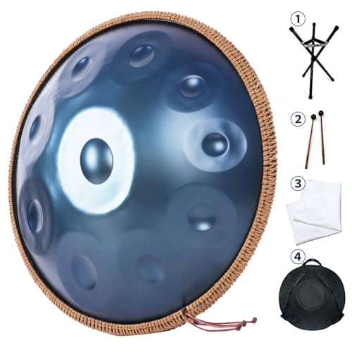 HOTGEEJP�n���h�p���y��B22�C���`�AD�}�C�i�[�A9���A440Hz/432Hz�̃X�`�[�����n���h�p���B�h�p���o�b�O�A�h�����X�e�B�b�N2�{�X�^���h�A�̉��t�҂ɂ����S�҂ɂ��œK�ł��B (12��,�S�[���f��) (22�C���`10�g�[��,�u���[)