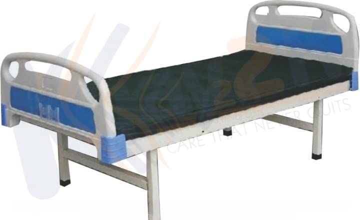 Kay2K Hospital Bed or Medical Simple Ward Bed with Abs Panel No Railing No Wheel for Patient