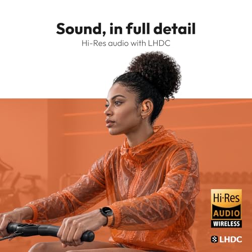 Image of Noise Alt Buds Open Wireless Open-Ear Earbuds (2026), Red Dot Award-Winning Design, Hi-Res LHDC Audio, AI-Powered, Quad Mic ENC, App Support, Up to 35H Playtime, Bluetooth v6.0 (Chosen Orange)