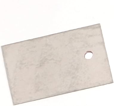 Fielect 300Pcs Waveguide Cover for Microwave Mica Plates Sheets 28x22x0.1mm Microwave Oven Repairing Part Universal Mica Sheet for All Microwave Oven, One Hole