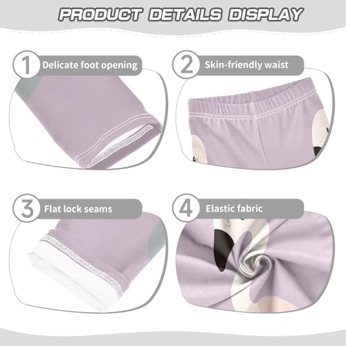 Toddler Girls Leggings Printed Yoga Pants Leggings Cute Flamingo for Kids3