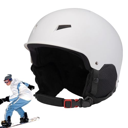 Casco de snowboard con ajuste de seguridad portátil contra impactos en nieve