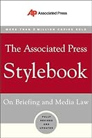The Associated Press Stylebook and Briefing on Media Law (text only) Forty-second Edition edition by N. Goldstein B004MOOLCS Book Cover