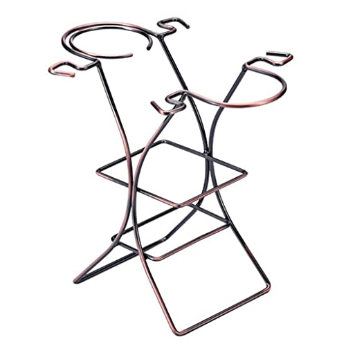 Soporte metálico vintage para botellas de vino TEMKIN miniatura 1