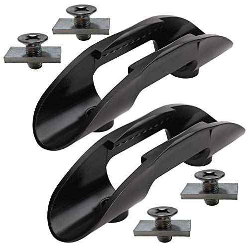 Pmsanzay Paddle Holder Kayak Paddle Clip Fishing Net Clip, Track Mount - 2 Pack - No Track, No Paddle