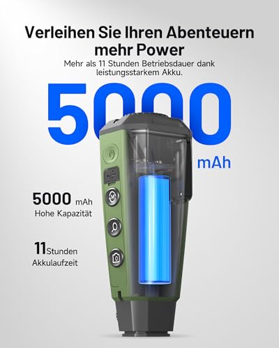 TOPDON TS004 wärmebildkamera Jagd, 320x240 TISR Wärmebild-Monokular 13mm, 50Hz, 11H Akkulaufzeit, 32GB Speicher, für Jagd, Nachtsicht-Outdoor-Erkundung, Wildbeobachtung