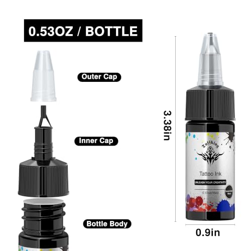 28 Color Tattoo Ink Set for Vibrant Colors and Smooth Easy Application - Image 3