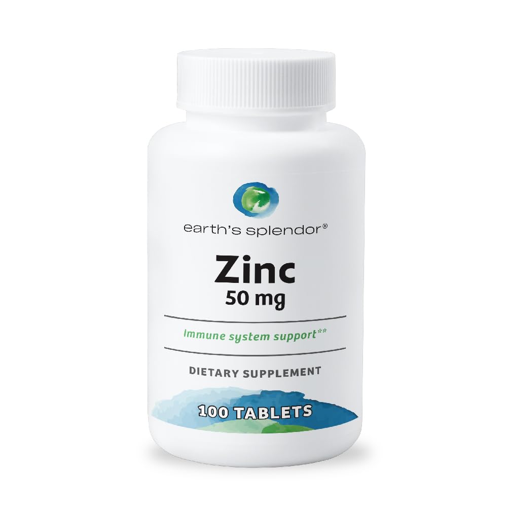 Immune Support Zinc 50mg Mineral Men Women Tablets 100