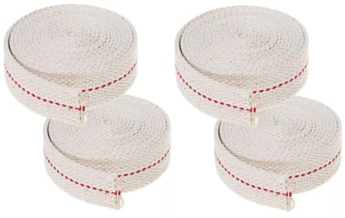 Mechas de algodón para lámpara de aceite 13 pies 4 rollos
