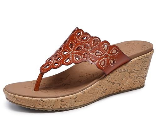 Skechers Women's Beverlee-Summer Spirit Wedge Sandal