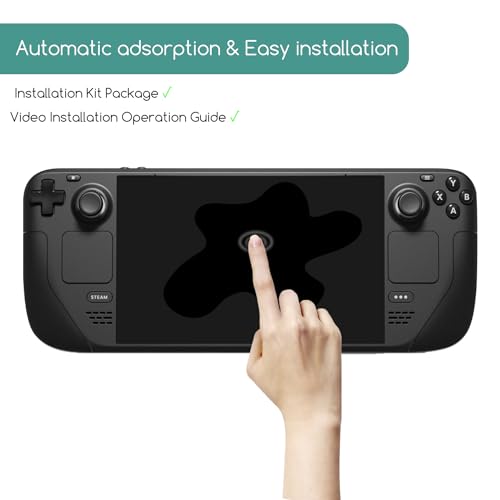 Protector de pantalla de vidrio templado para Steam Deck 7.4" - pack 2 miniatura 6