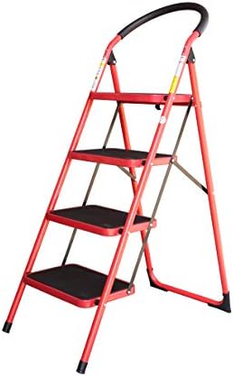 سلم حديد منزلي 4 درجات Amazon Ae الأدوات وتحسين المنزل