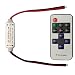 Produktbild INNOVATE® LED Streifen Kabeldimmer - LED Stripe Controller - Funkdimmer für Kabelstreifen - inklusive RF Wireless Fernbedienung - (LED Streifen Mini Funk Dimmer, 12-24V, 6A)