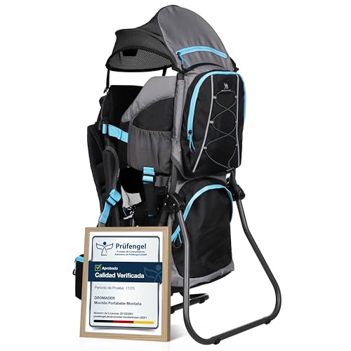 DROMADER Mochila Portabebé Montaña | Portabebés Senderismo con Visera