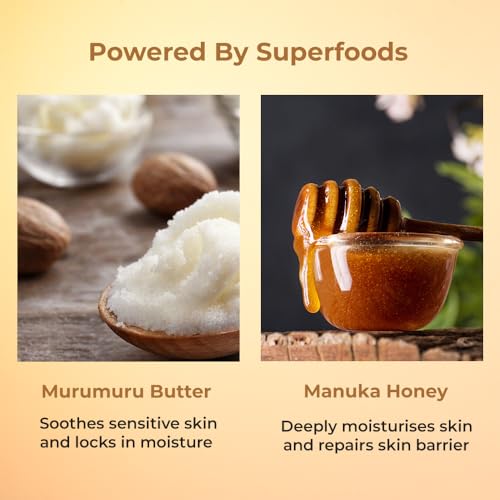 Image of Naturali Intense Moisturisation Body Lotion With Murumuru Butter & Manuka Honey | 48 Hours Deep Moisturisation | Repairs Skin | Paraben & Mineral Oil Free | 400ml