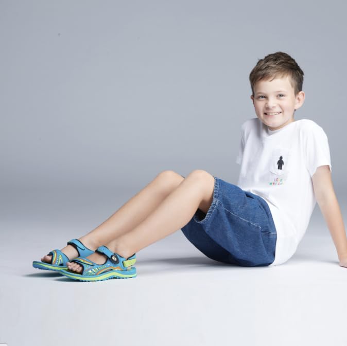 Image of Gold Pigeon Shoes Easy SNAP LOCK Outdoor Water Kids Toddler Sandals for Girls & Boys. Everyday, Vocation, Pool, Summer, Beach Essentials.