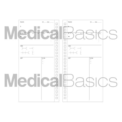 Cahier de progrès grande poche H&P Savon Note médical et carnet physique perforé