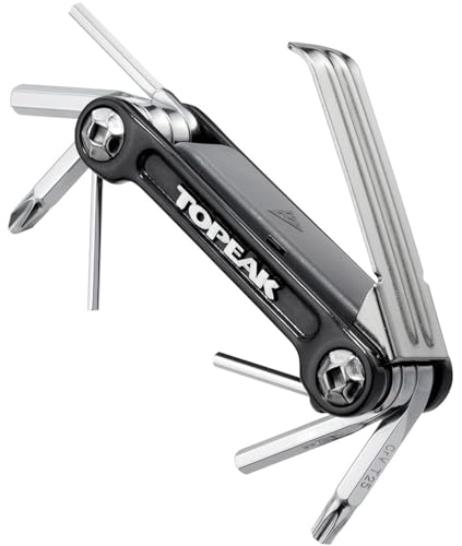 TOPEAK TT2551B Unisex – Erwachsene Mini 9 Pro Miniwekrzeug, schwarz, 9 Funktionen