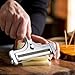 2 Pack Cheese Slicers, AIDOIT Stainless Steel Wire Cheese Slicer with Cheese Plane Tool, Adjustable Thickness Cheese Cutter with 8 Extra Wires for Soft, Semi-Hard, Hard Cheeses