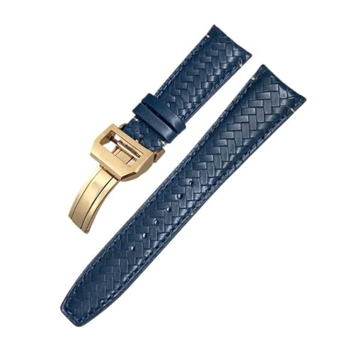 [ȓX] J[uGhDvoh 20 ~[g 21 ~[g 22 ~[g Fit For IWC |gM[[ɓK pCbg̃n~gɓK WYuɓK U[vXgbv(Blue Rose Buckle,22m