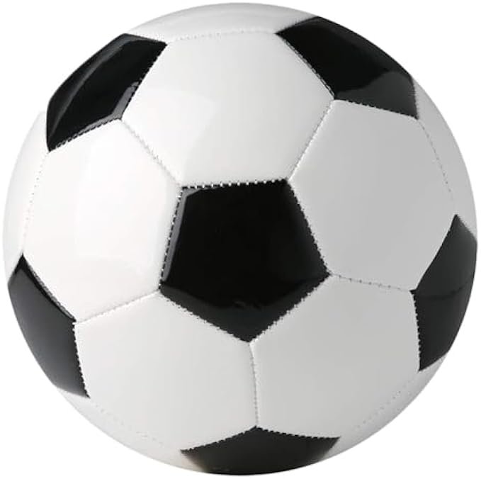 Soccer Ball Size 5 Classic Black&White Soccer Ball Sports Training Ball Lawn Indoor Outdoor Play BallsKids Gift