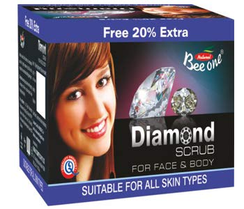 BEEONE FACE & BODY DIAMOND SCRUB 120 ML