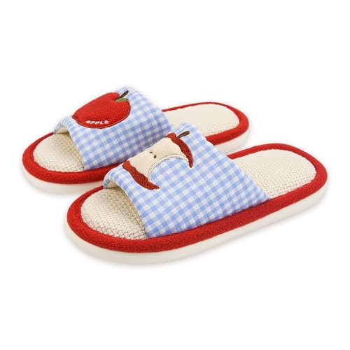 Cute Apple Slipper for Men and Women,Fruit Slides,Summer Shoes,Non-Slip Outdoor Indoor Cartoon Sandals