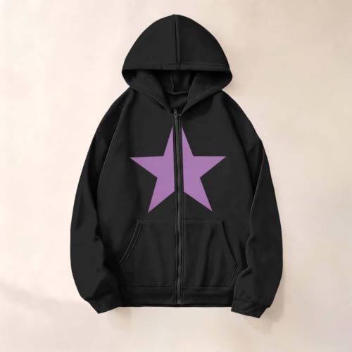Girls Cute Graphic Fleece Zip Up Hoodie Lightweight Hooded Sweatshirt - image 7