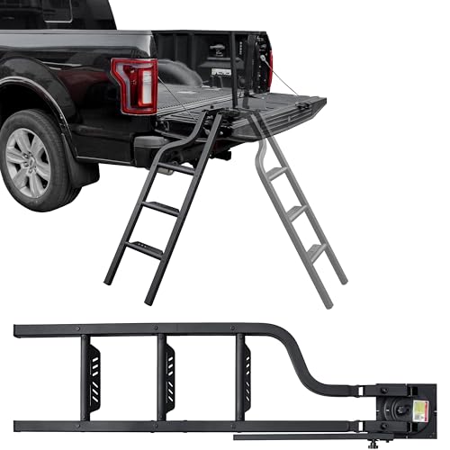 LDETXY 45" Rotatable Tailgate Ladder