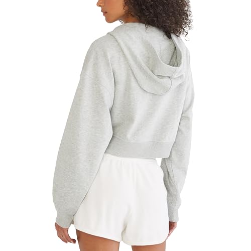 AEROPOSTALE Women's Cropped Full Zip Relaxed Fit Hoodie2