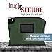 BankSupplies Laminated Nylon Locking Deposit Bags | Forest Green | 15W x 11H | Locking Courier Security Bank Cash Bag | Heavy-Duty Construction | Stores Coin, Currency, Checks & Documents