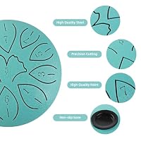 Rain Drum for Outside Garden,6 Inch 11 Notes Steel Tongue Drum — image 2