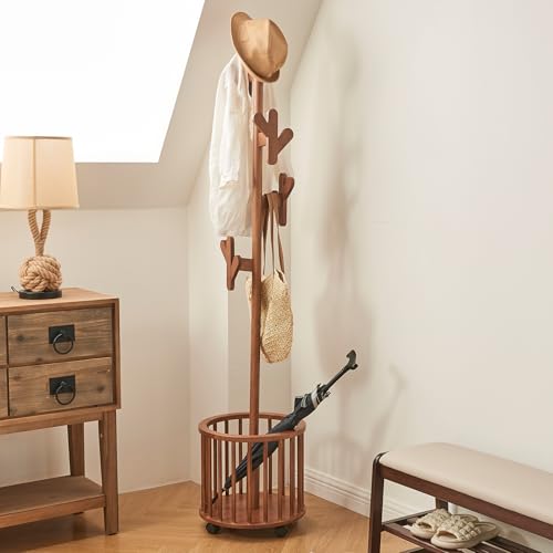 Uniclinens Perchero de madera maciza independiente