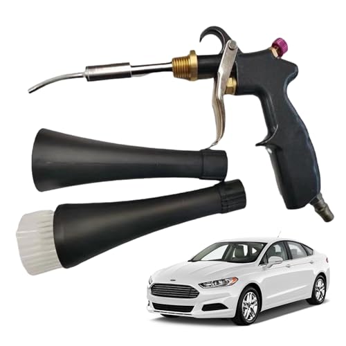 Pistolet de soufflage d'air haute pression pour nettoyage intérieur voiture avec buse et brosse