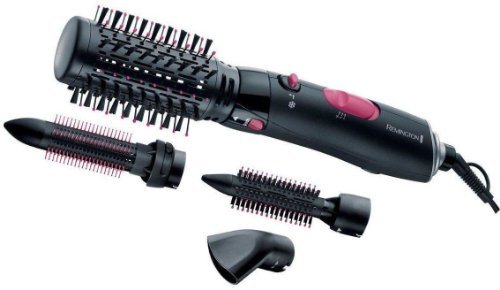 Remington AS7051 Volume and Curl Air Styler - Black/Pink by Remington