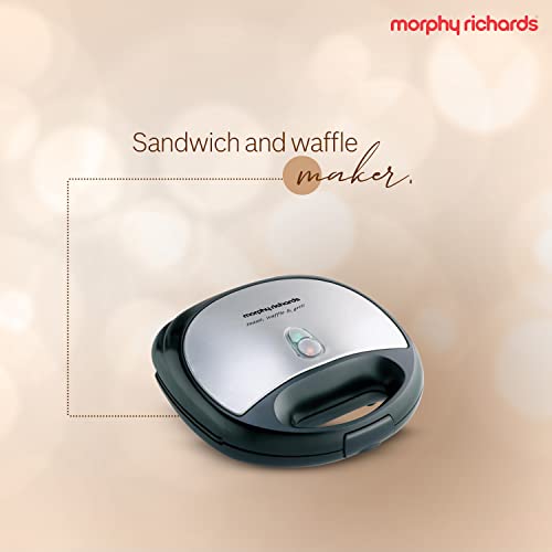Compare Morphy Richards SM3006 750 Watt 3in1 Interchangeable Toaster, Griller & Waffle
