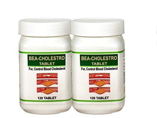 Sunshine BEA-CHOLESTRO Tablet100% Natural Cholesterol Tablets For Controls Blood Cholesterol's - 120 Tablets Pack of 2(Control Blood Cholesterols)