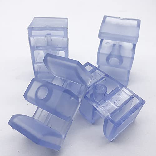 49Mm Anti-Collision Block For Shower Room Glass Sliding Door Shower Door Bottom Guide Assembly Clear (4Pcs) #TOP3
