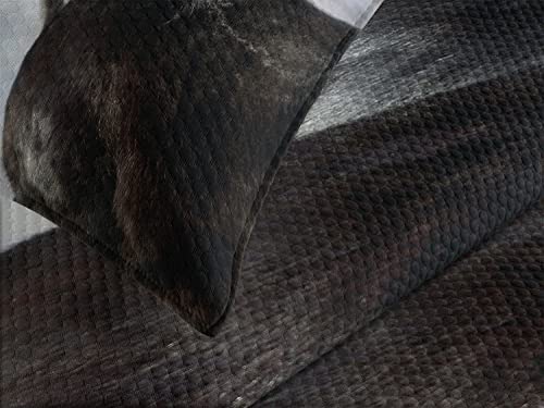 Colcha de caballo frisón funda acolchada decorativa con estrellas negras 4