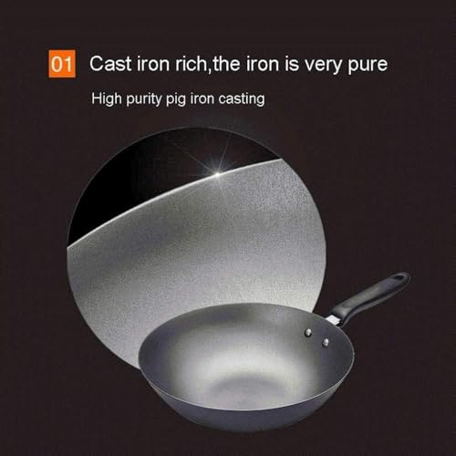 Wok antiadherente con tapa y accesorio de vapor de 30 cm miniatura 5