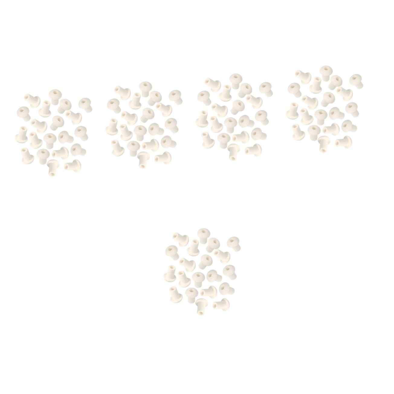 STOBAZA 150pcs Ceramic Wick Holders for Oil Lanterns Oil Lamp Accessories Compact Design for Home Laboratory and Craft Use Essential Replacement for Lamps