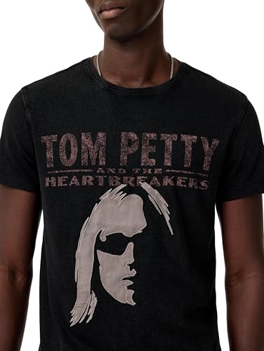 T-shirt Tom Petty Applique Homme pour célébrer l'esprit de la musique