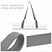 Beufee 2PCS Yoga Mat Strap, Yoga Mat Carrier Adjustable Fitness Mat Holder Portable Carrier Belt Sports Gym for Carrying Large Mats (Gray)