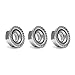 heyous 5PCS Silver Stainless Steel Hex Nut M20 Flange Nut Industrial Fastener Suitable for Mechanical Construction Home Repair