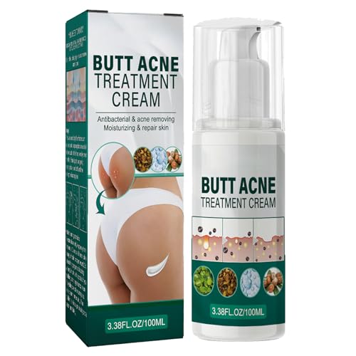 KOAHDE Crema para Granos de Glúteos,100ML,1PC,Crema para Eliminar Granos de Gluteos,Crema para Eliminar Espinillas en los Glúteos,Crema de Acné de Cadera