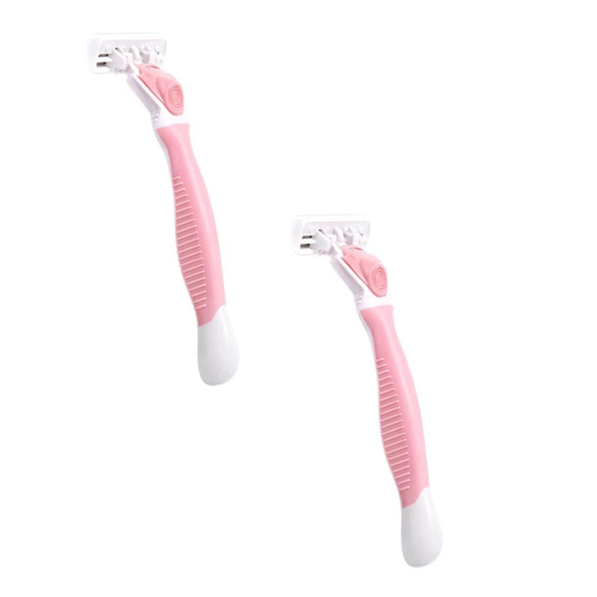 LIFKOME Armpit Hair Removal Razor Kit 2pcs Shaving Razor for Men Women Non-slip Handle for Travel